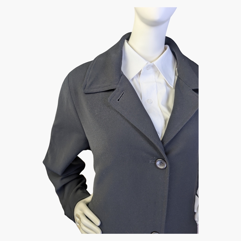 London Fog Classic Button Front Spring And Fall Coat | Tailored Jacket | Size L - Picture 5 of 8